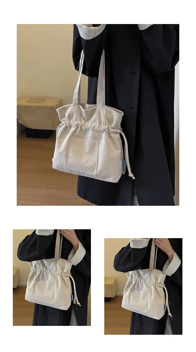 Green Drawstring Tote Bag for Women 2024 — feature 9