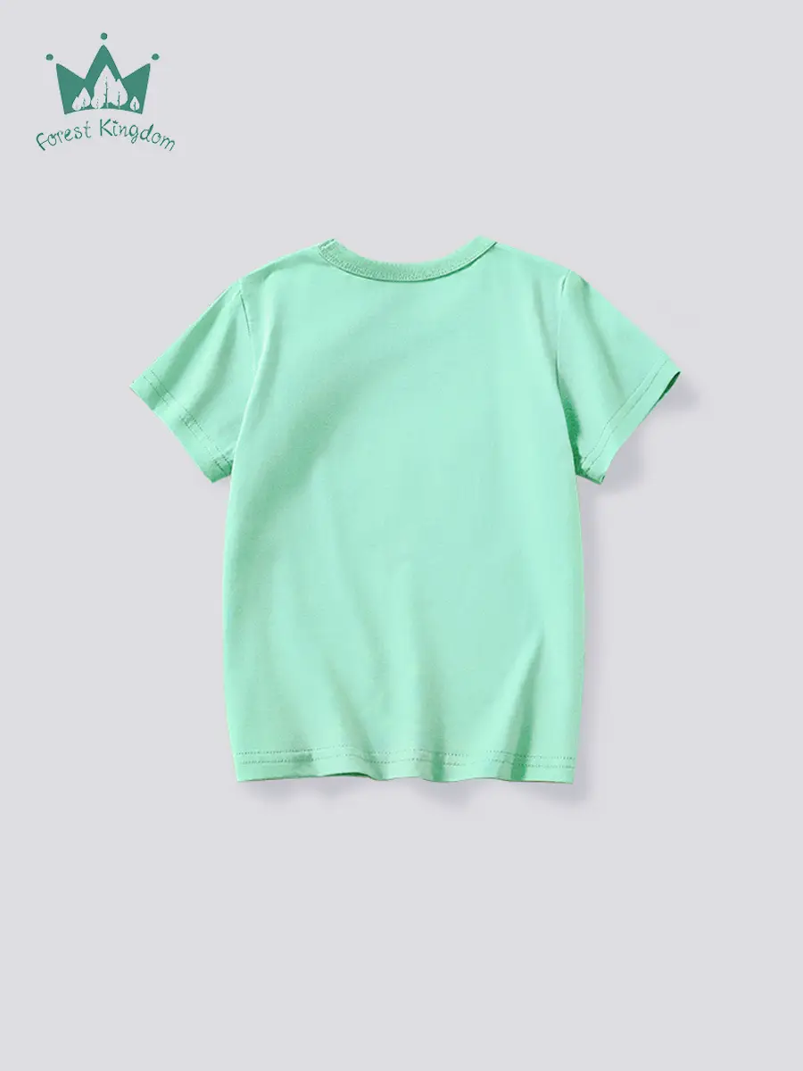 Children's Yellow Excavator T-Shirt 2025 Summer - Image 15