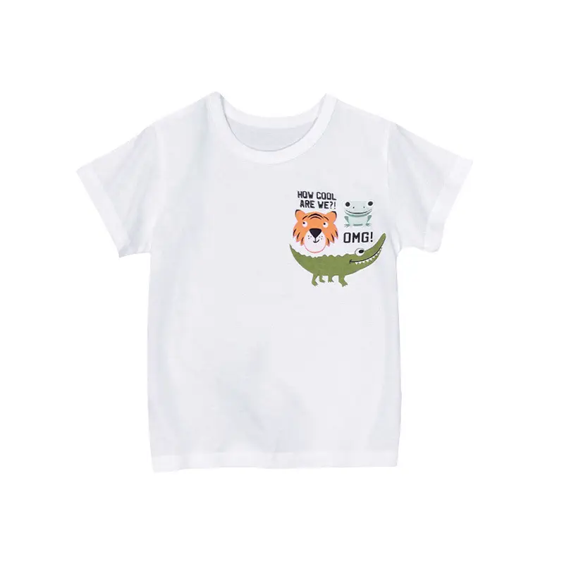 Children's Yellow Excavator T-Shirt 2025 Summer - Image 2