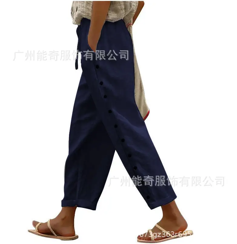 Green Elastic Waist Casual Pants for Women 2024 — feature 5