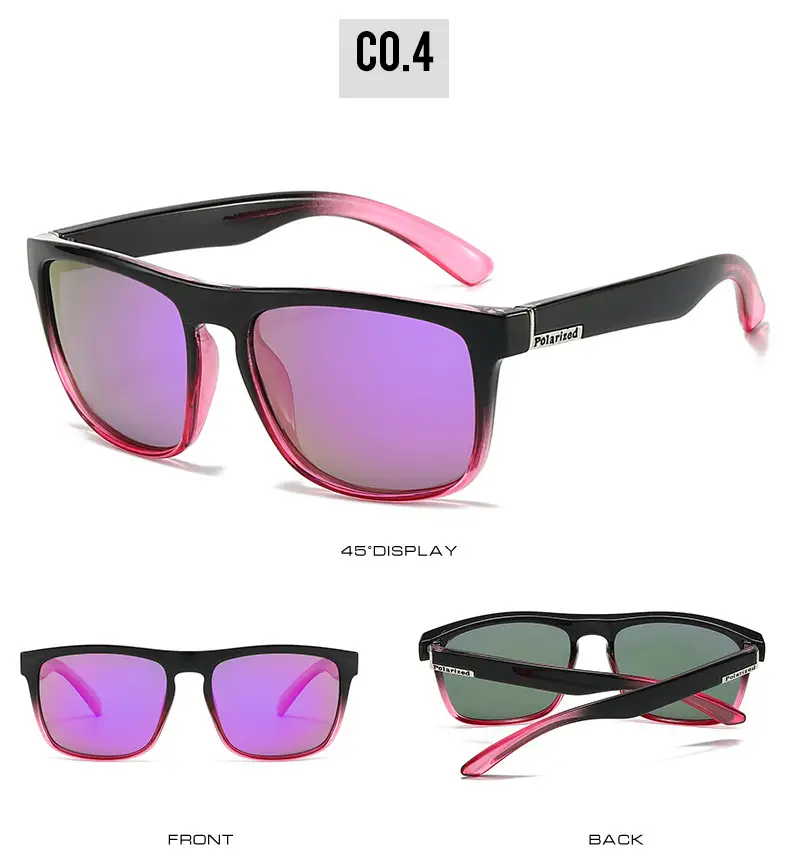 Men Polarized Anti-UV Sunglasses Blue Tinted β feature 12
