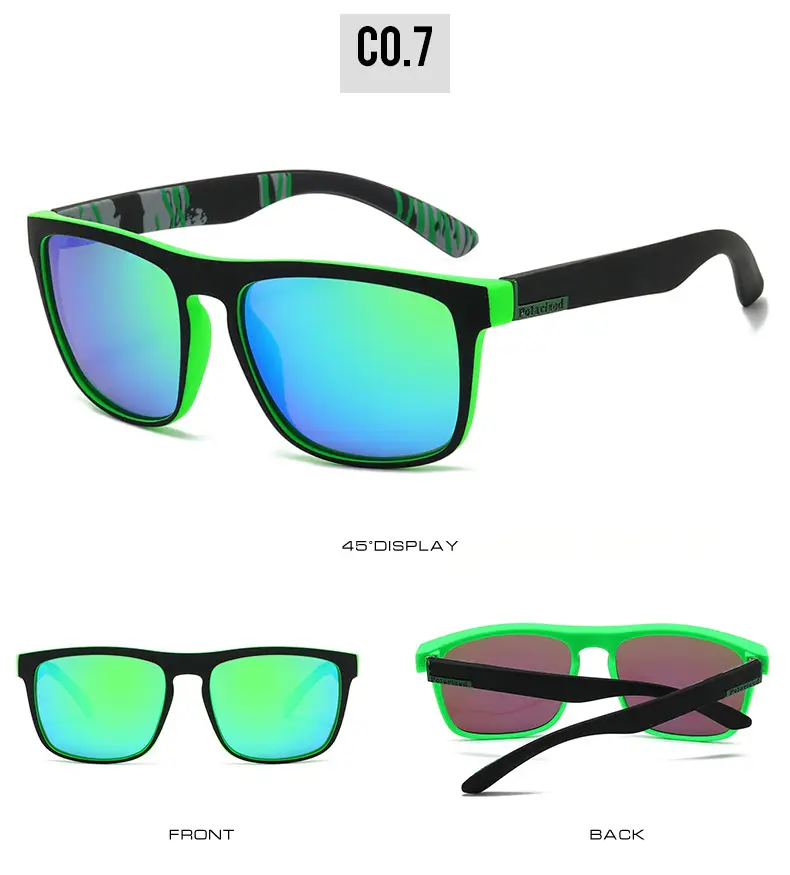 Men Polarized Anti-UV Sunglasses Blue Tinted β feature 15