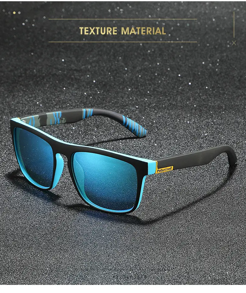 Men Polarized Anti-UV Sunglasses Blue Tinted β feature 2