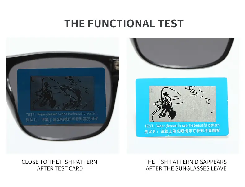 Men Polarized Anti-UV Sunglasses Blue Tinted β feature 6