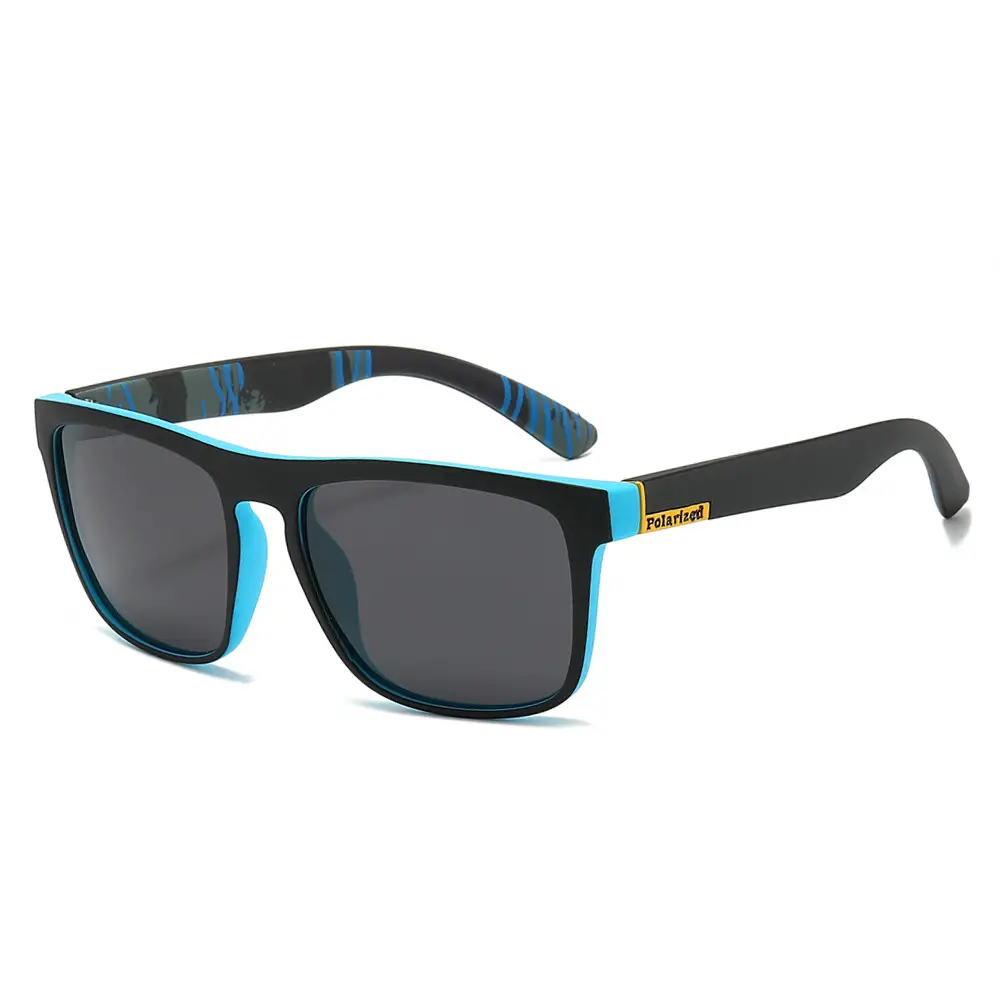 Men Polarized Anti-UV Sunglasses Blue Tinted - Image 3