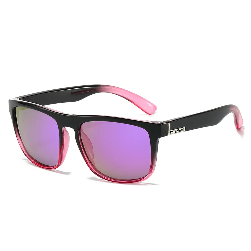 Men Polarized Anti-UV Sunglasses Blue Tinted - Image 4