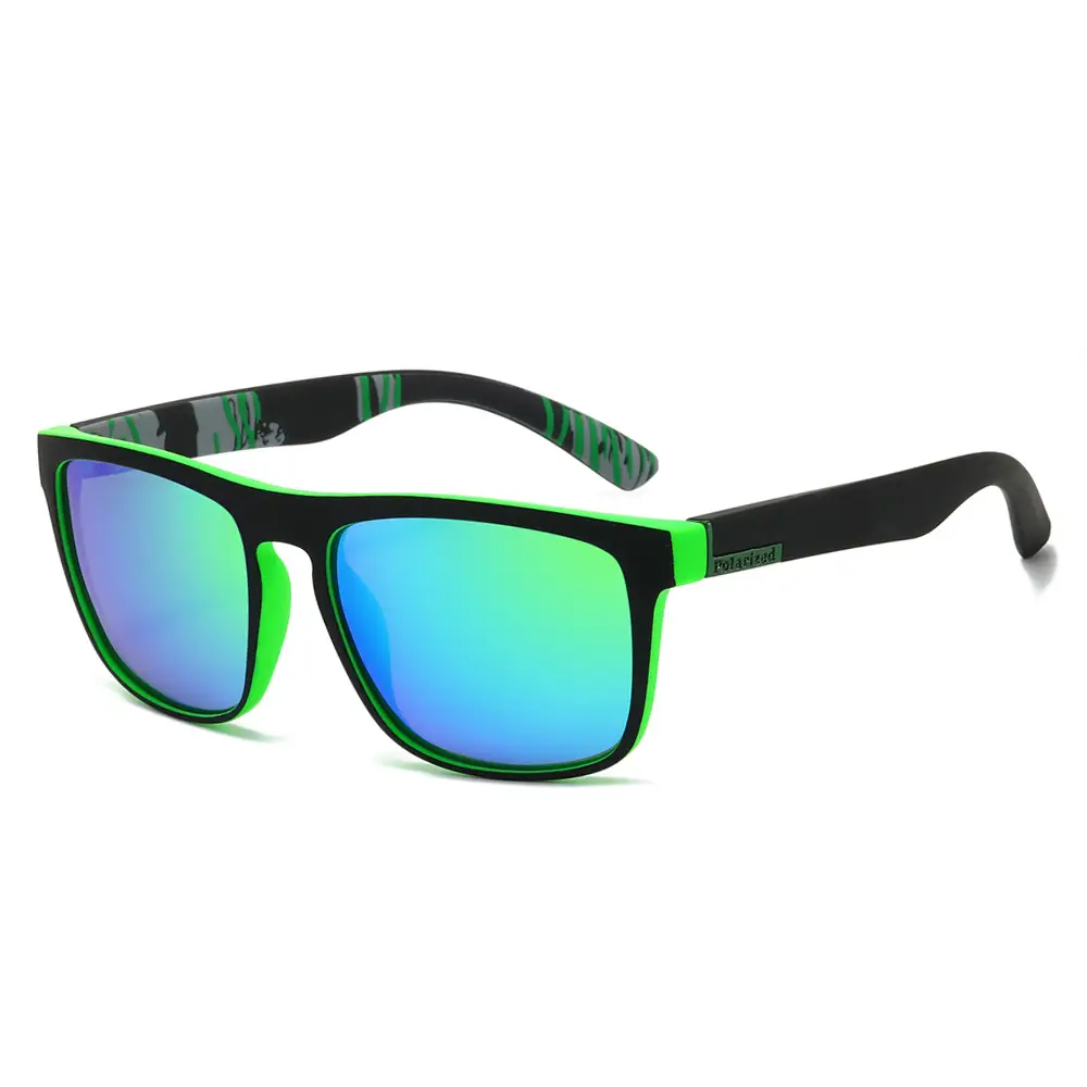 Men Polarized Anti-UV Sunglasses Blue Tinted - Image 7