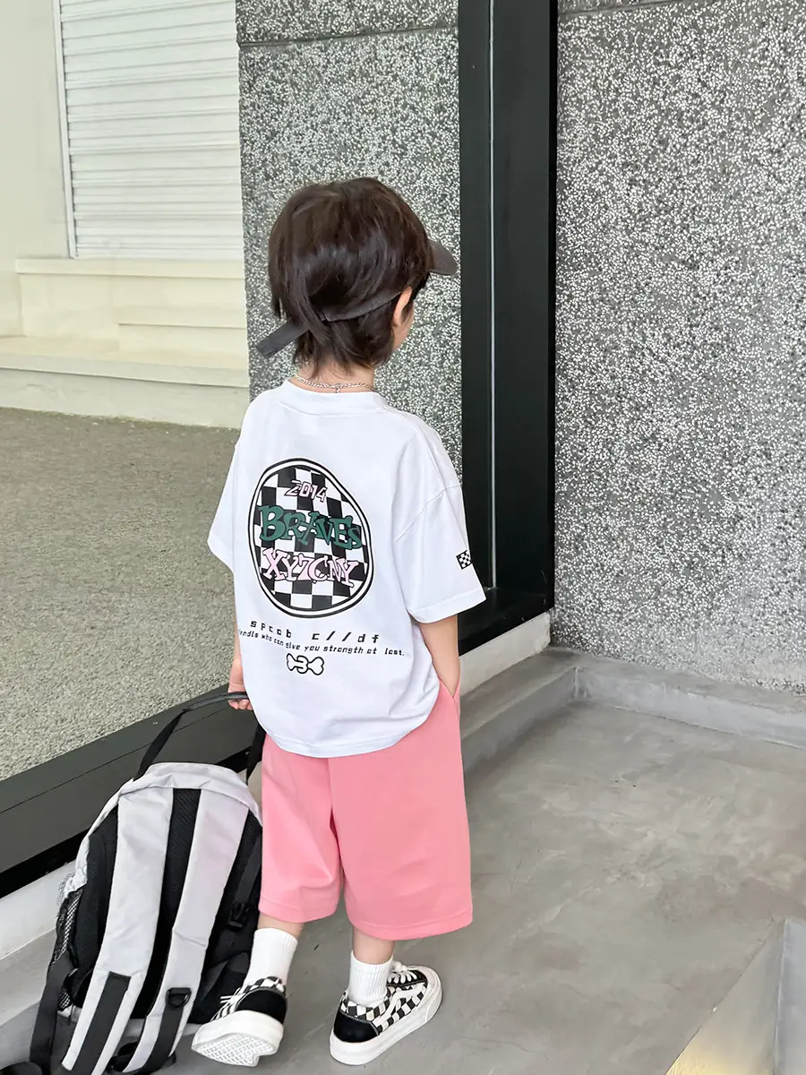 Haima's Boys White Pink T-Shirt Summer 2026 - Image 4