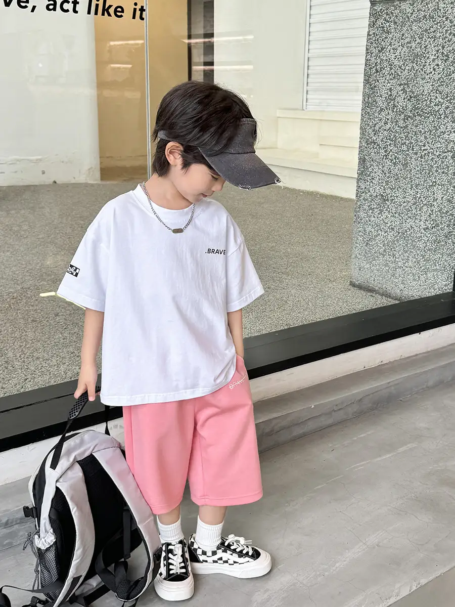 Haima's Boys White Pink T-Shirt Summer 2026 - Image 7
