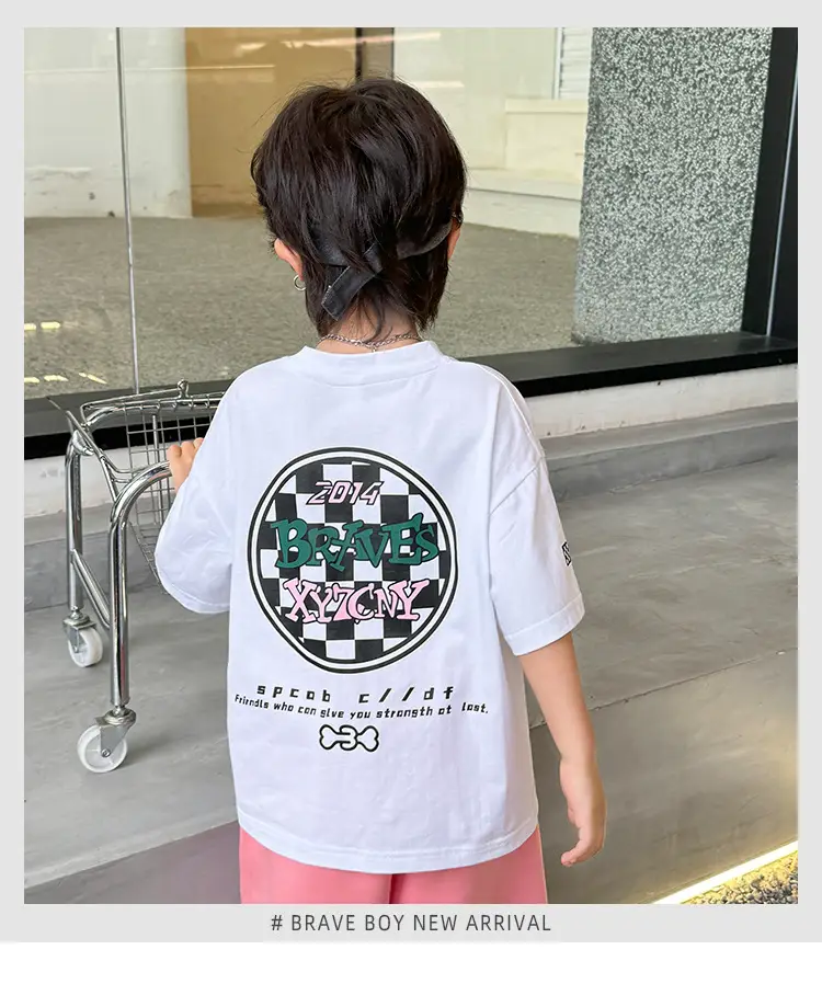 Haima's Boys White Pink T-Shirt Summer 2026 — feature 2