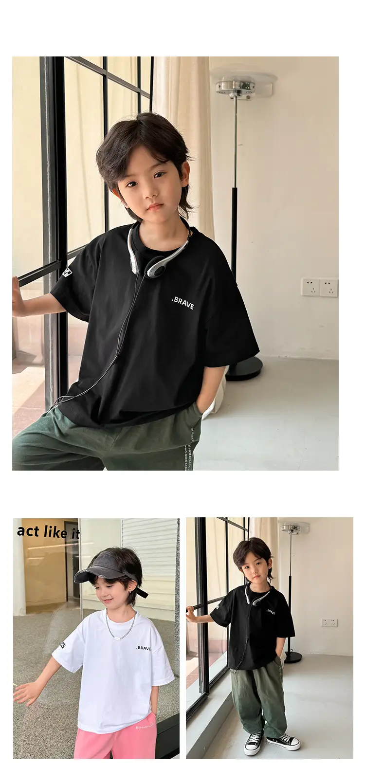 Haima's Boys White Pink T-Shirt Summer 2026 — feature 8
