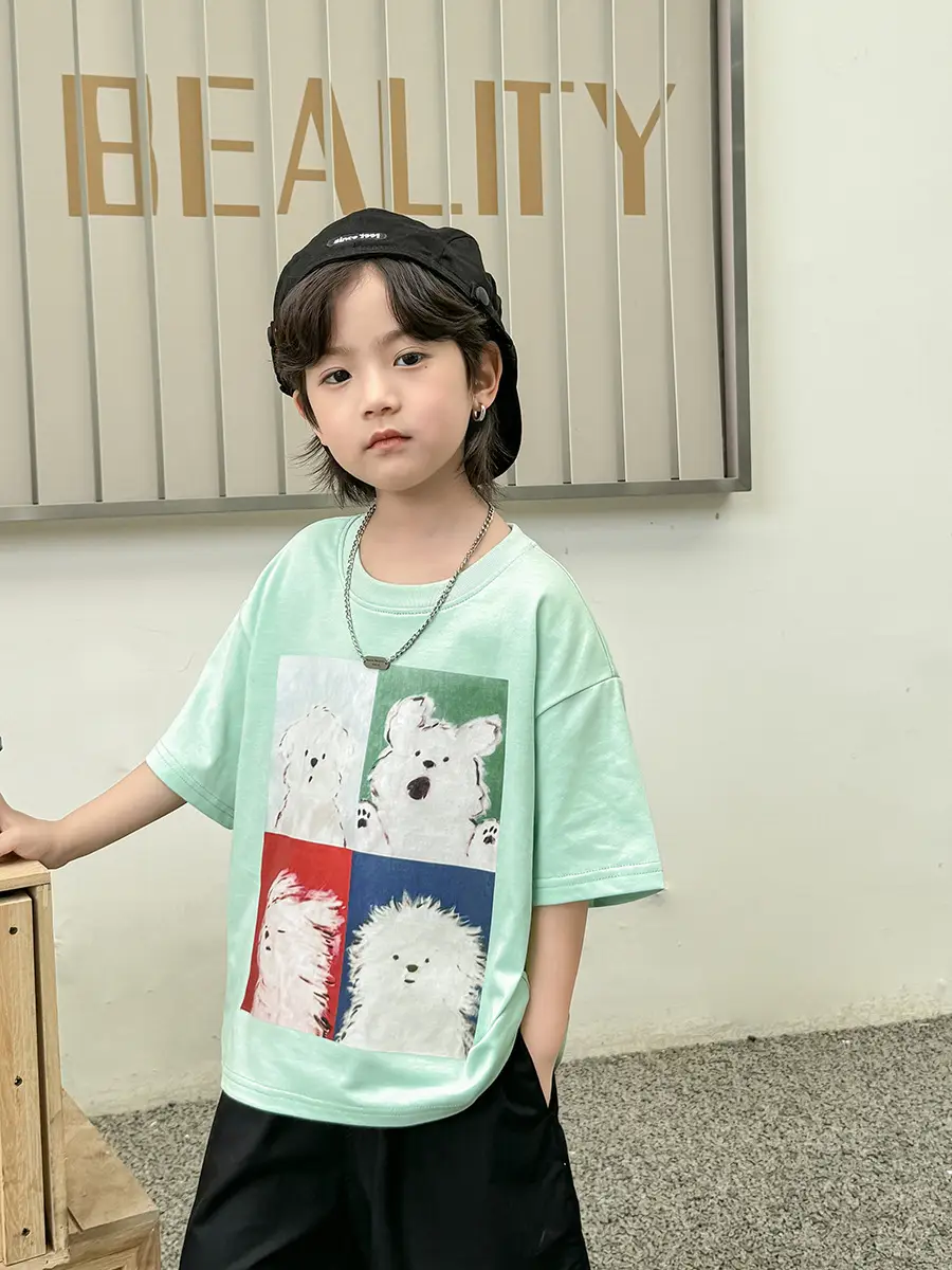 Haima Boys T-Shirt Pink Cotton Summer 2026 - Image 7