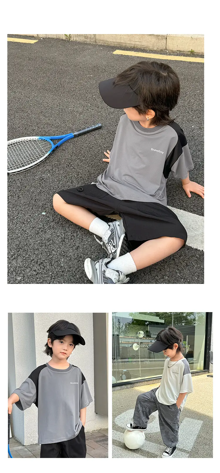 Haima Boys T-Shirt 2026 Summer Quick Dry Half Sleeve — feature 13