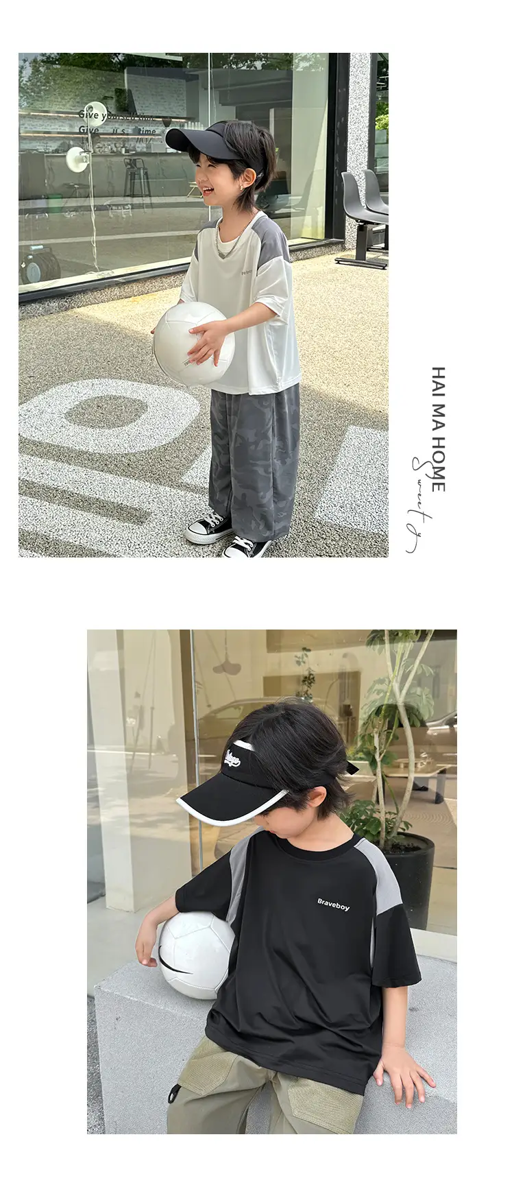 Haima Boys T-Shirt 2026 Summer Quick Dry Half Sleeve — feature 17