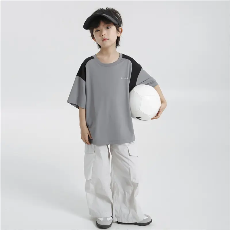 Haima Boys T-Shirt 2026 Summer Quick Dry Half Sleeve - Image 2
