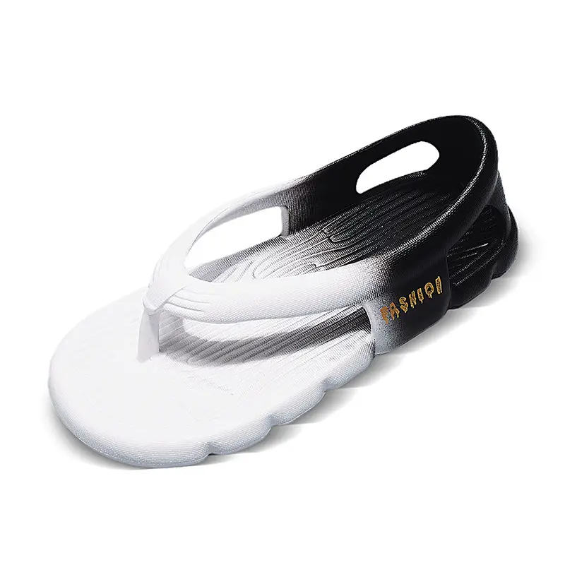 Flip-flops men's summer outdoor wear shit-feeling beach sports non-slip Vietnamese sandals heel driving slippers - Image 10