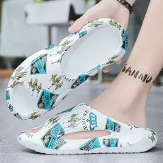 Flip-flops men's summer outdoor wear shit-feeling beach sports non-slip Vietnamese sandals heel driving slippers — feature 3