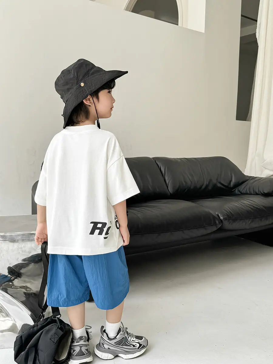 Haima Boys T-Shirt Blue Shorts Summer 2026