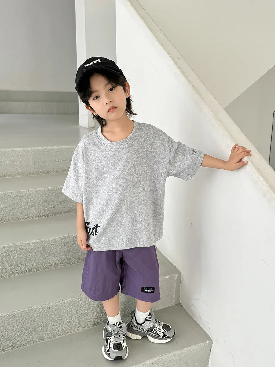Haima Boys T-Shirt Blue Shorts Summer 2026