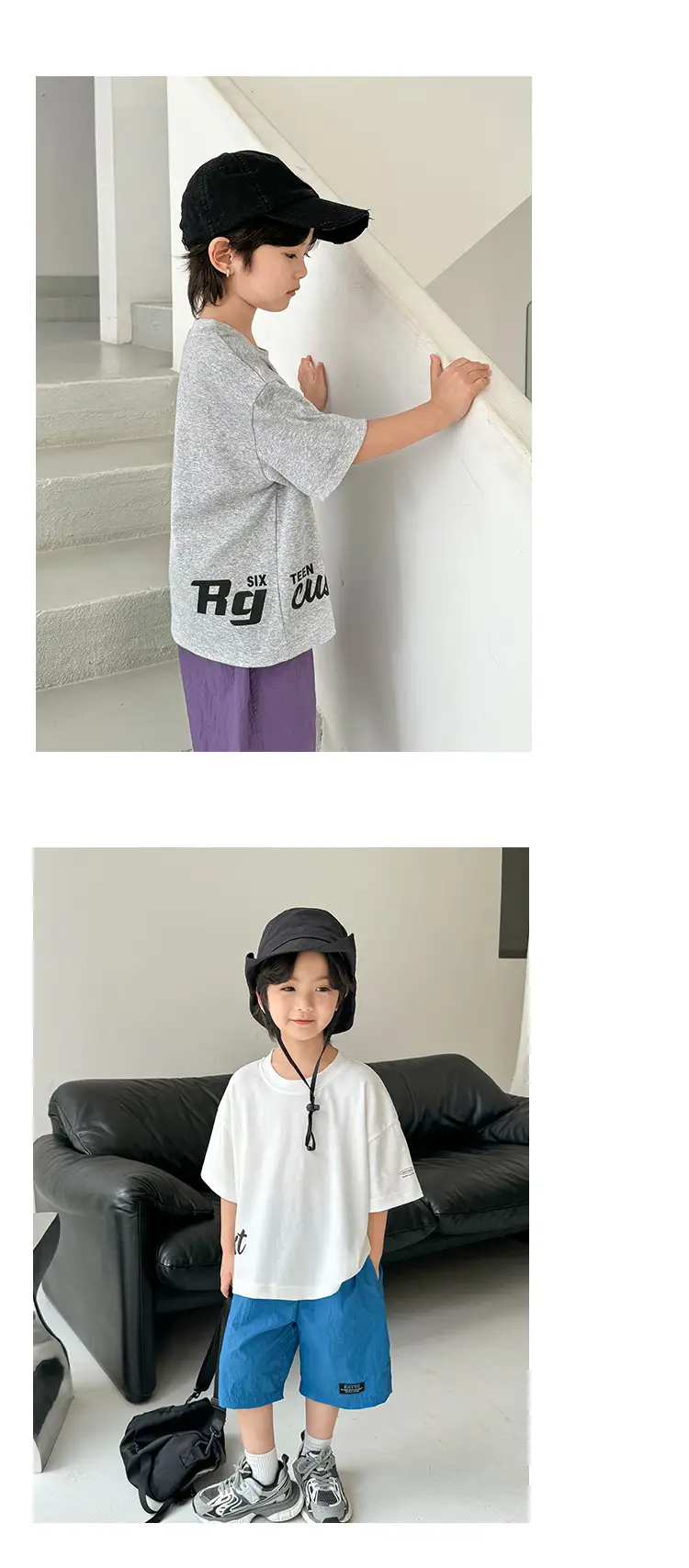 Haima Boys T-Shirt Blue Shorts Summer 2026 — feature 11