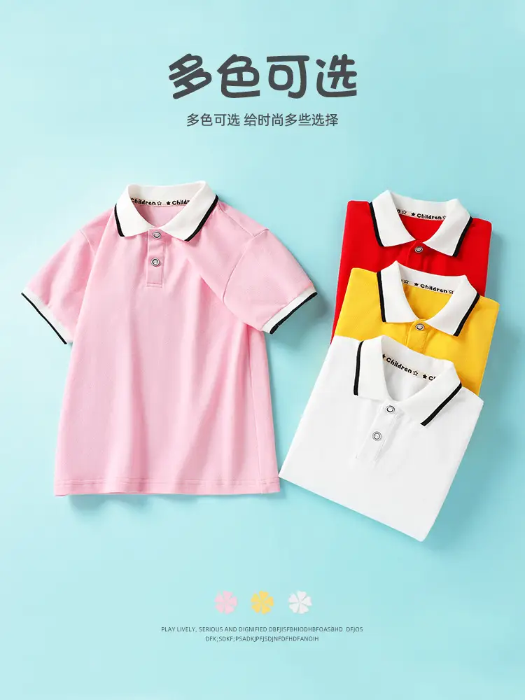 Duomeng Boys White Cotton Polo Shirt 2025 Summer - Image 20