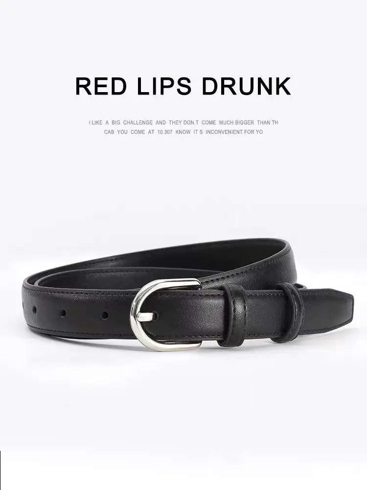 Women's Brown Genuine Leather Belt 90cm β feature 5