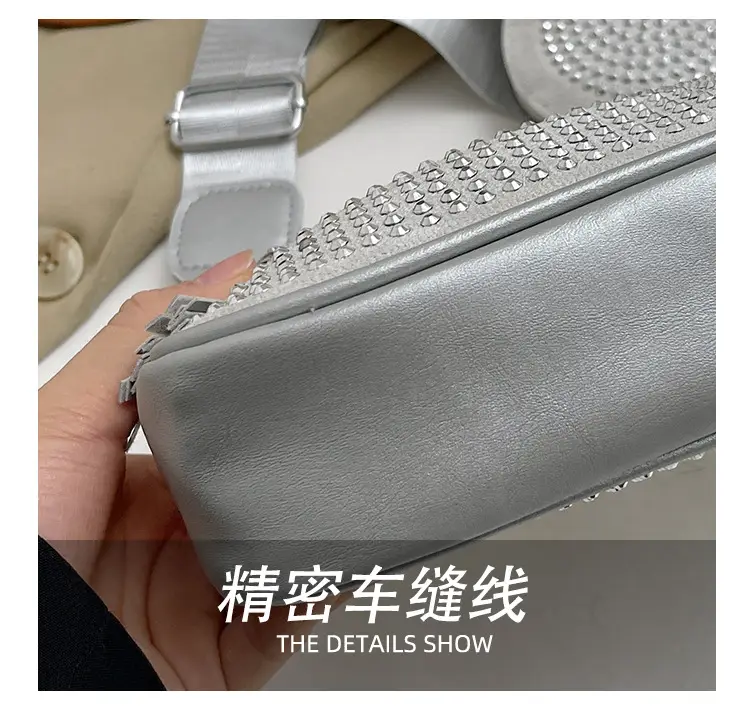 Women's Full Diamond Crossbody Bag Black 2024 — feature 9