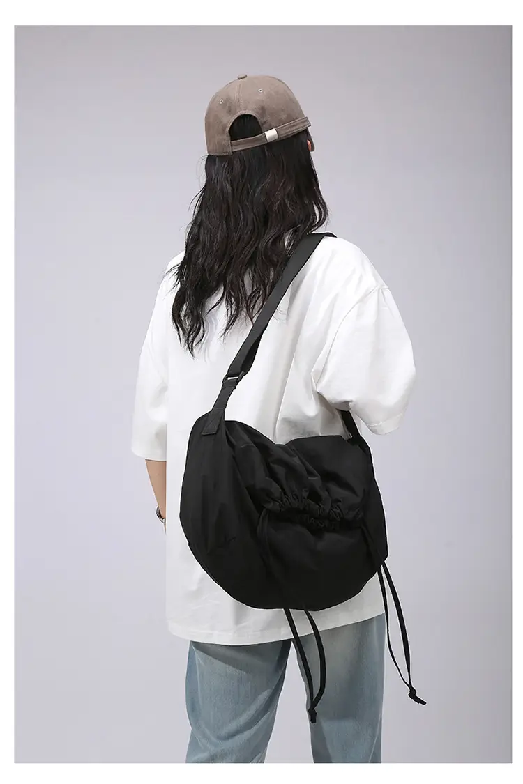 Blue Drawstring Crossbody Bag for Women — feature 20