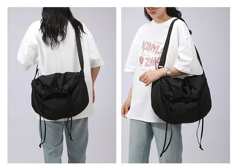 Blue Drawstring Crossbody Bag for Women — feature 21