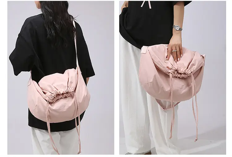 Blue Drawstring Crossbody Bag for Women — feature 33