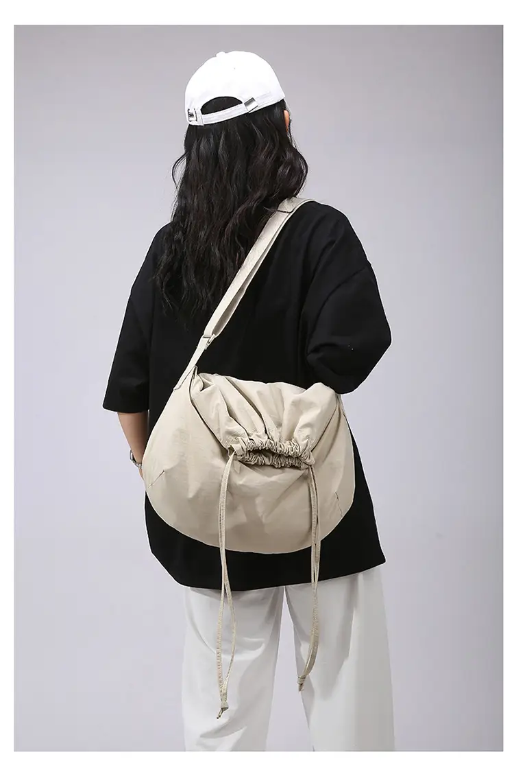 Blue Drawstring Crossbody Bag for Women — feature 36