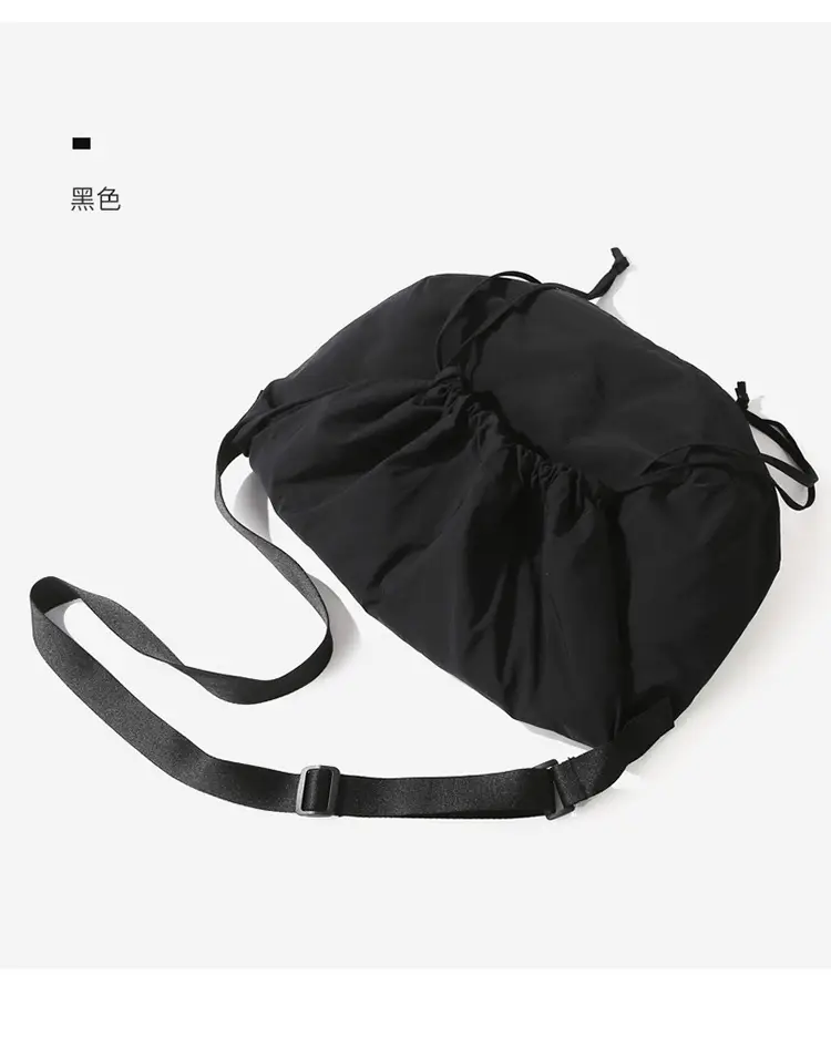 Blue Drawstring Crossbody Bag for Women — feature 6