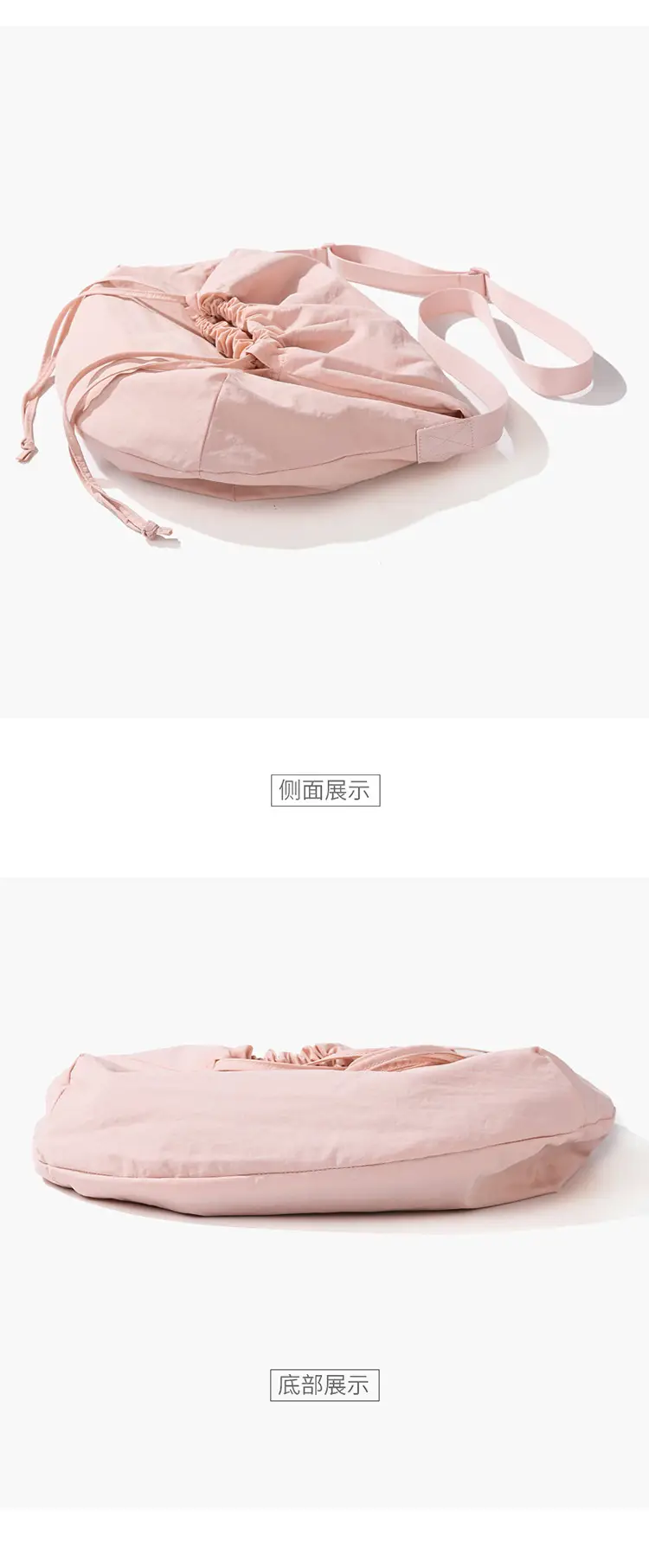 Blue Drawstring Crossbody Bag for Women — feature 8