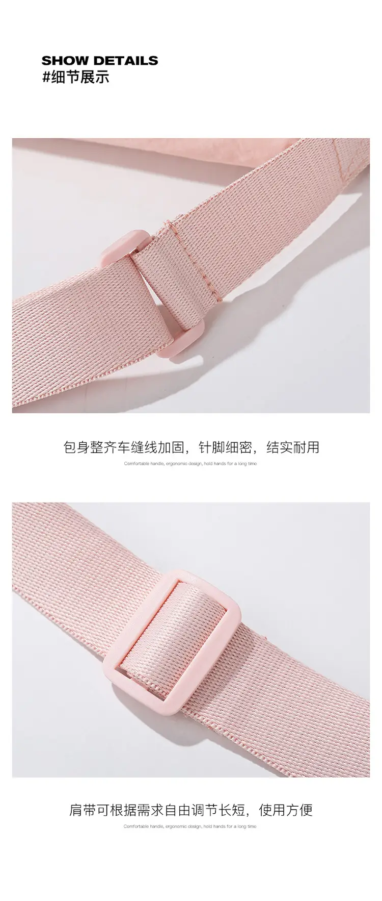Blue Drawstring Crossbody Bag for Women — feature 9