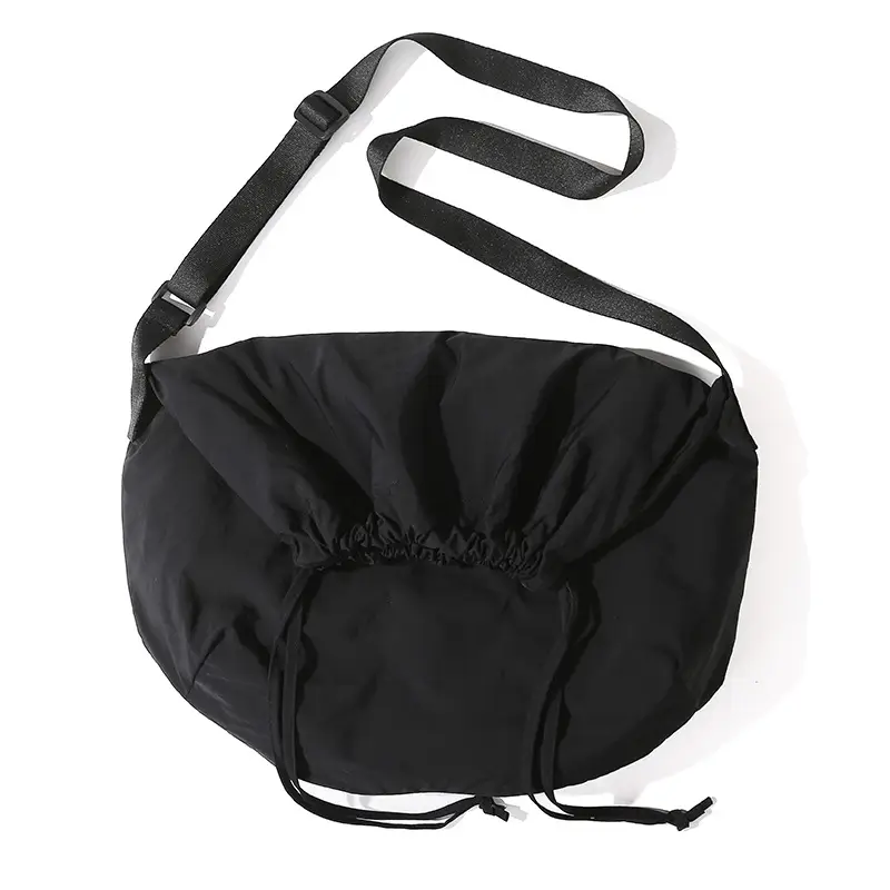 Blue Drawstring Crossbody Bag for Women - Image 2