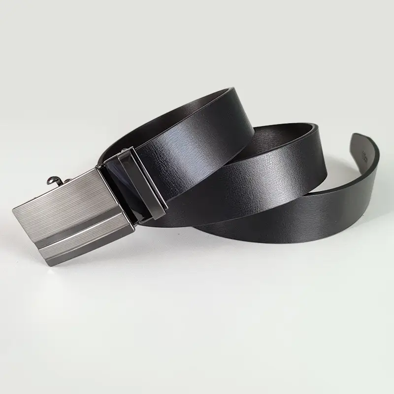 Men's PU Leather Belt with Automatic Buckle - Image 5