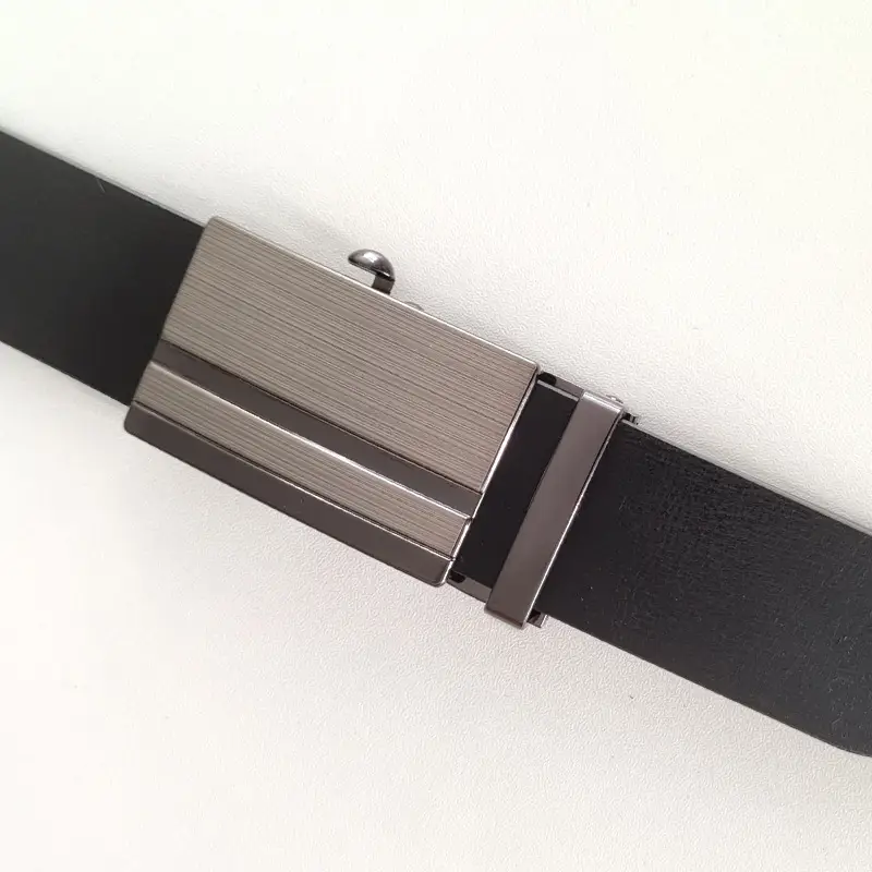 Men's PU Leather Belt with Automatic Buckle - Image 6