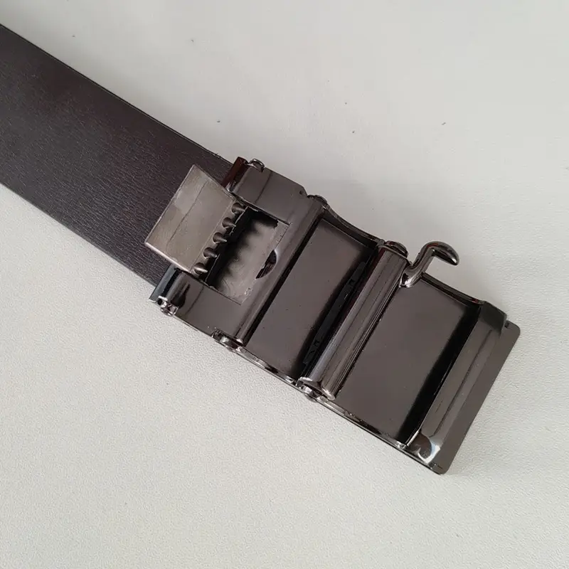 Men's PU Leather Belt with Automatic Buckle - Image 7