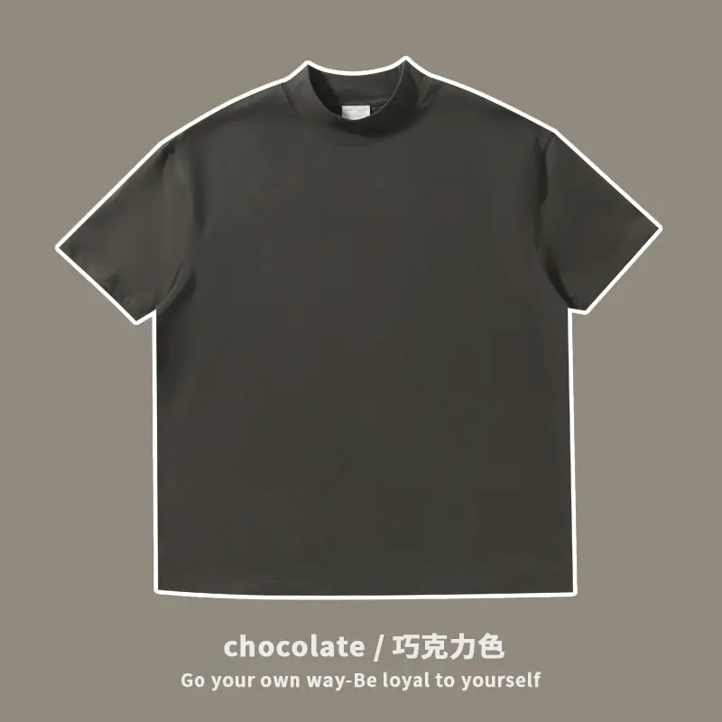 Men Black Cotton T-Shirt Small Neck Short Sleeve - Image 12