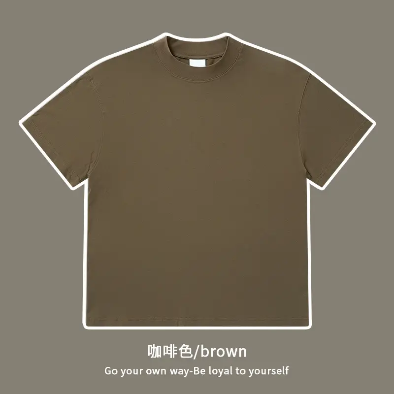 Men Black Cotton T-Shirt Small Neck Short Sleeve - Image 3
