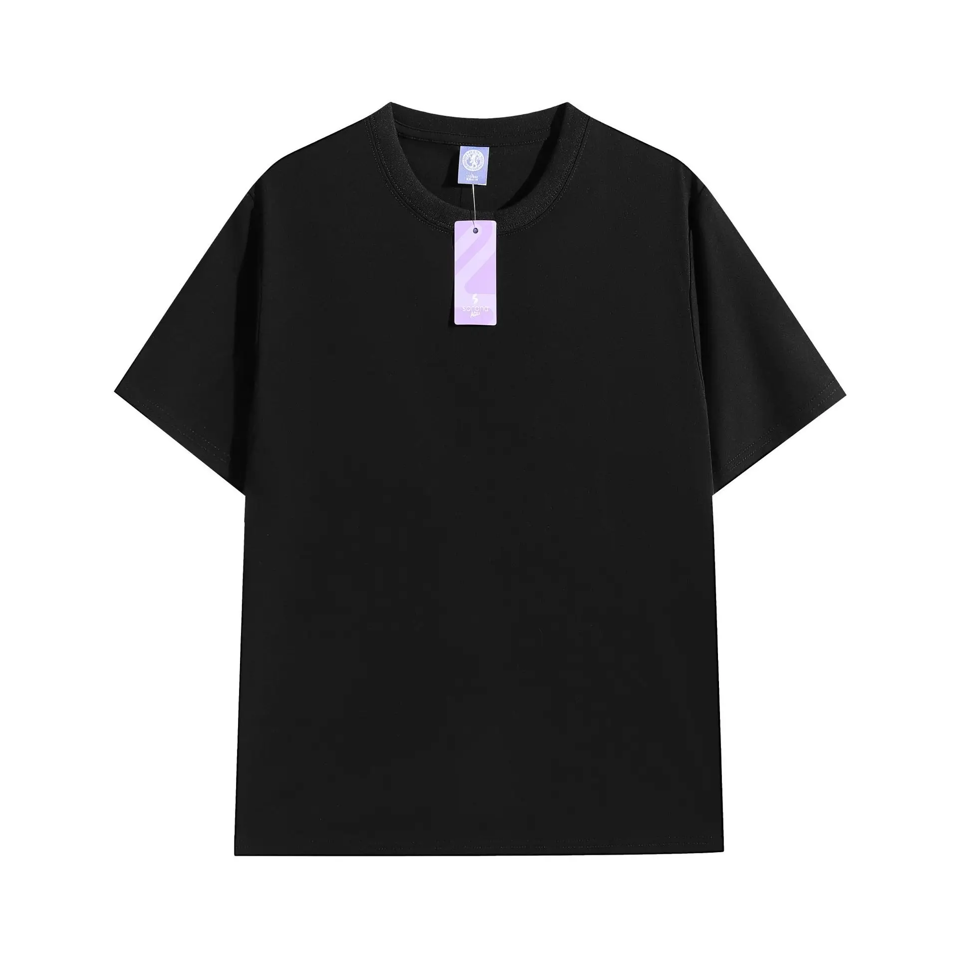 Men's Pink Cotton Short Sleeve T-Shirt - Image 2