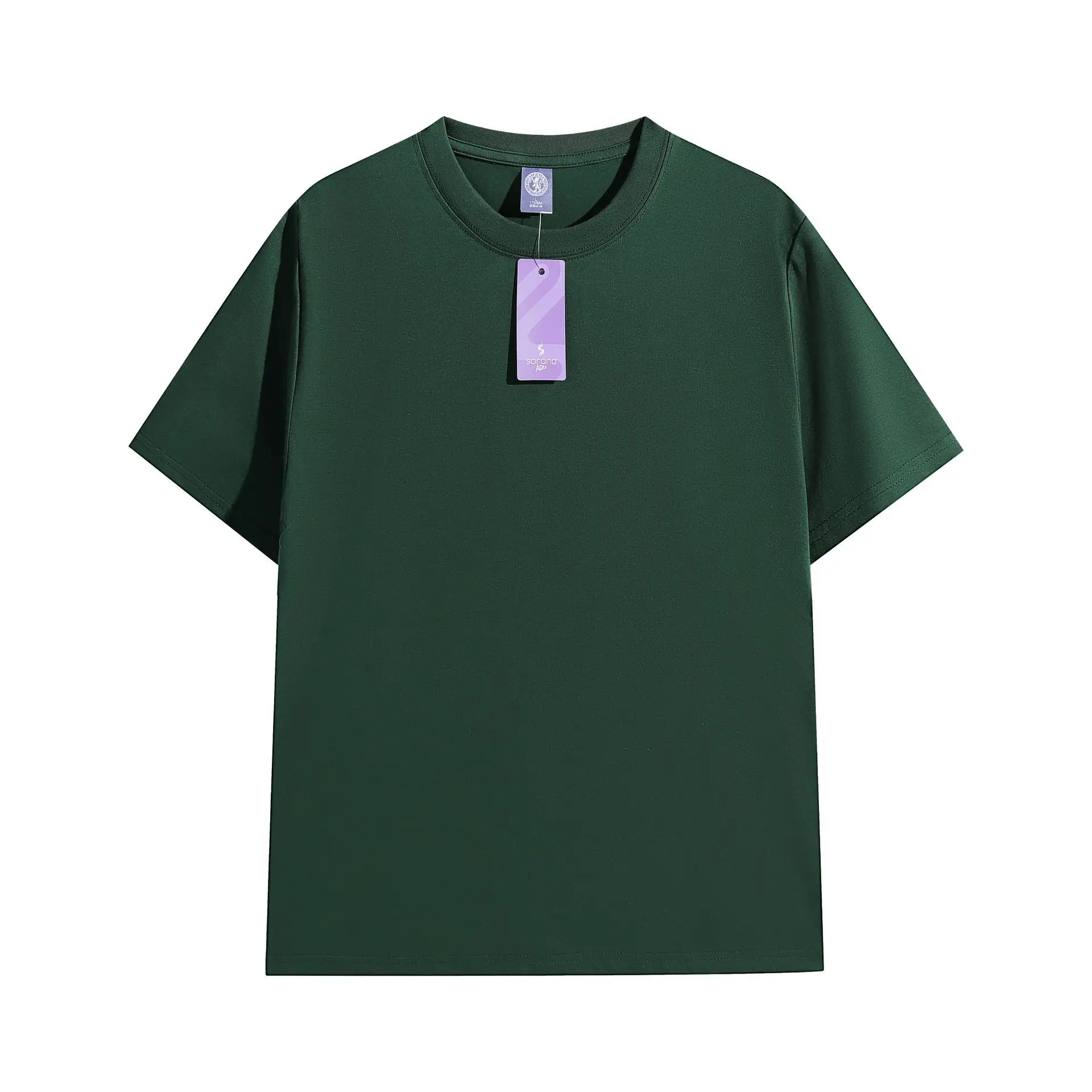 Men's Pink Cotton Short Sleeve T-Shirt - Image 6