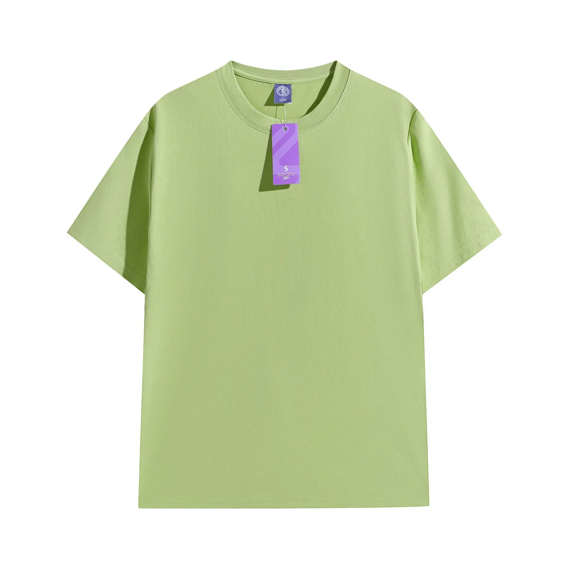 Men's Pink Cotton Short Sleeve T-Shirt - Image 8