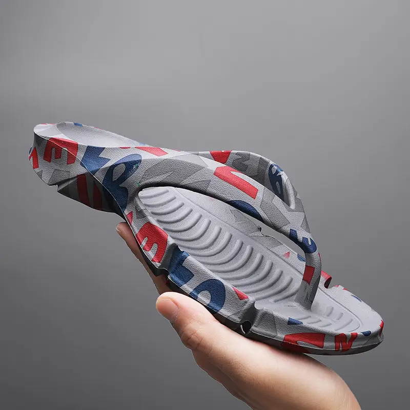 Flip-flops Men's Non-slip Wear-resistant Shit-feeling Flip-flops Summer Sports Leisure Trendy Indoor and Outdoor Wear Sandals - Image 8
