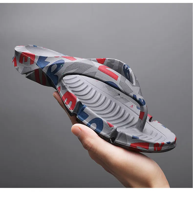 Flip-flops Men's Non-slip Wear-resistant Shit-feeling Flip-flops Summer Sports Leisure Trendy Indoor and Outdoor Wear Sandals — feature 15