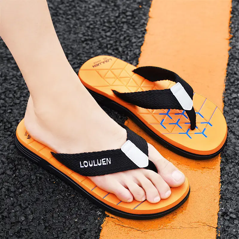 Vietnamese Flip-flops Men's Summer Non-slip Wear-resistant Outer Wear Casual Flip-flops Soft Sole Large Size 45 Beach Sandals - Image 4