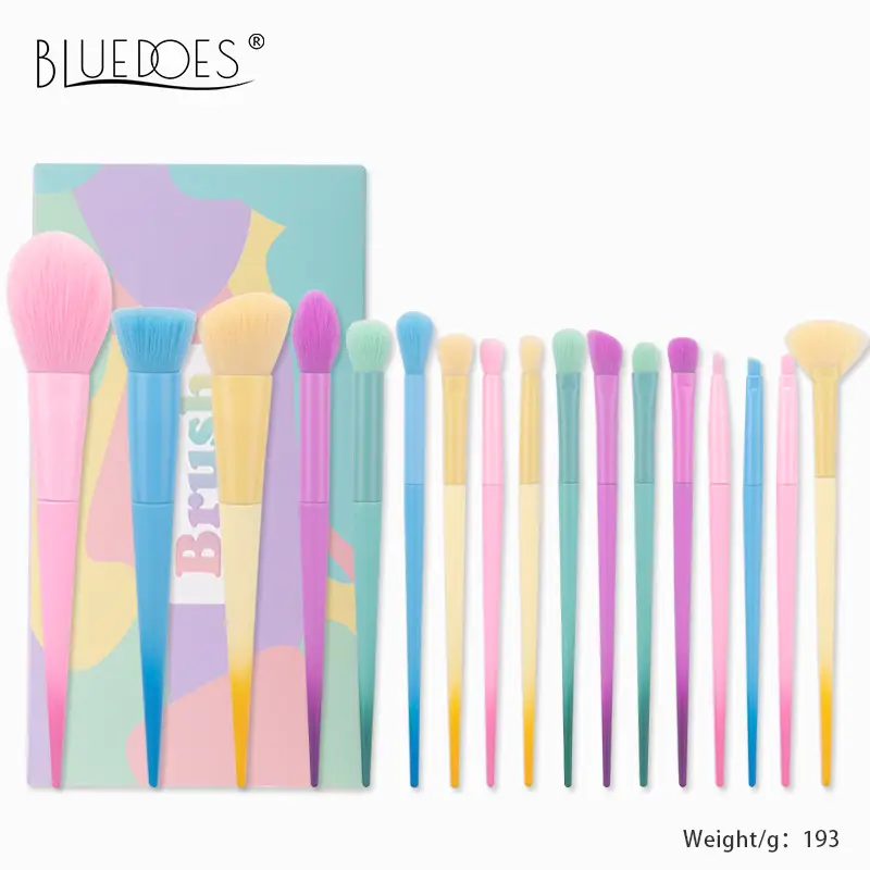 Blush Powder Brush Set 17 Colors Professional Beauty Tools - Image 2