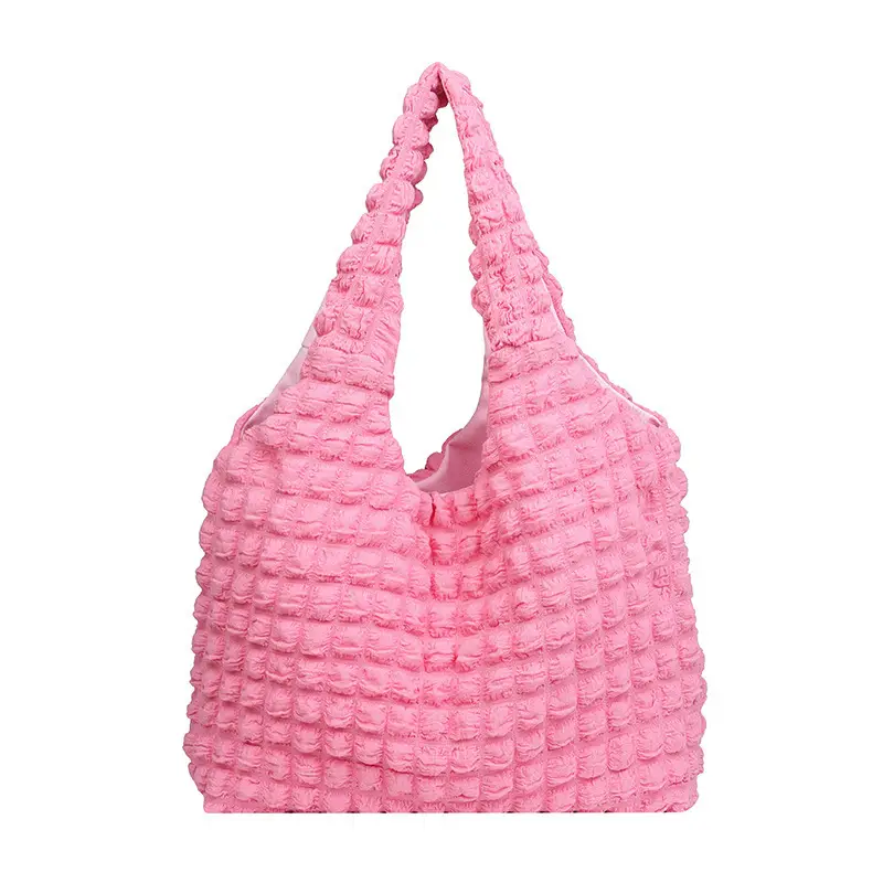 2024 Summer Canvas Shoulder Bag Yellow Women