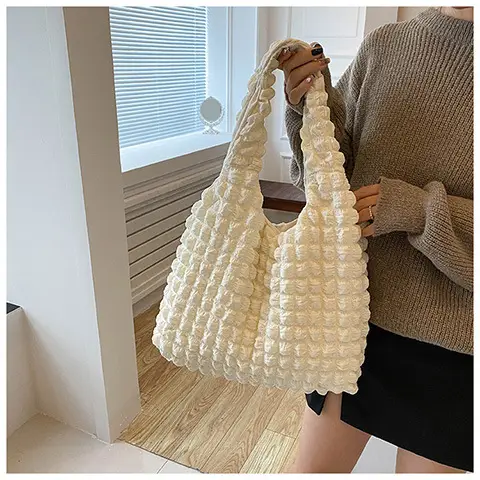 2024 Summer Canvas Shoulder Bag Yellow Women — feature 21