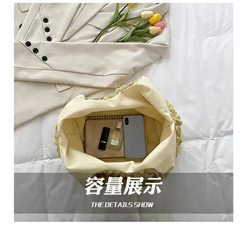 2024 Summer Canvas Shoulder Bag Yellow Women — feature 6